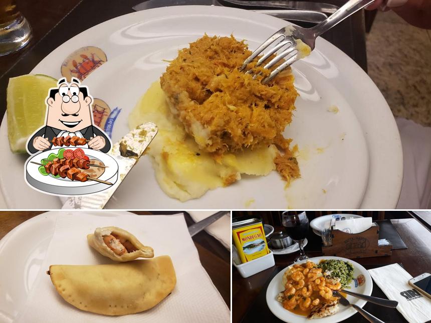 Comida em Restaurante Siri da Ilha