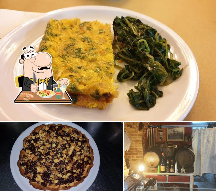 Tra le varie cose da La Piccola Trattoria Pizzeria Del Corso si possono trovare la cibo e bevanda