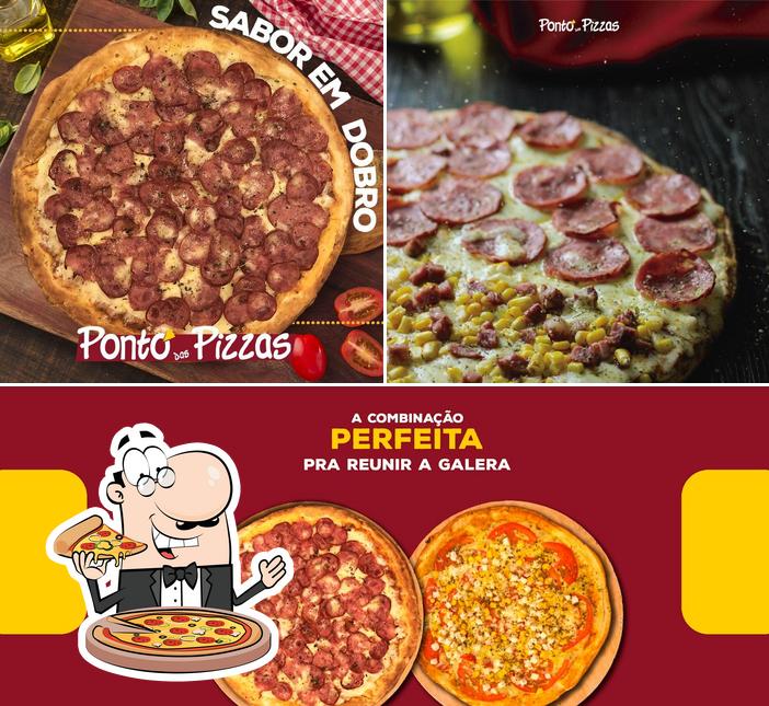 Consiga diversos tipos de pizza