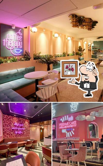 The interior of Café Paradise