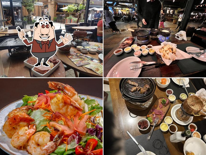 Comida em Safari Restaurante