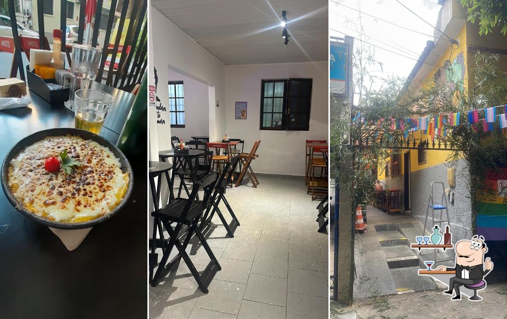 O interior do Armazém 7 - Bar & Pub