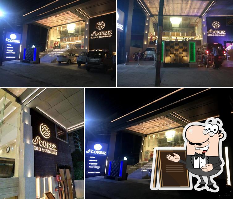 The exterior of DCorbiz Hotel & Restaurant