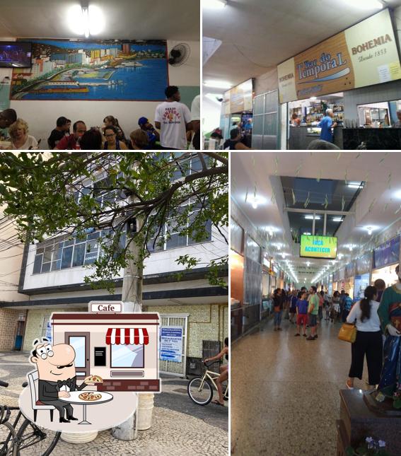 O exterior do Bar do Temporal