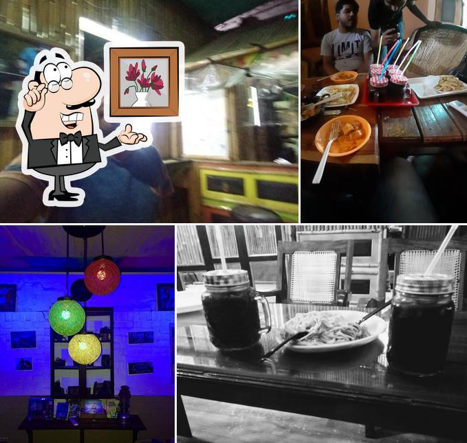 The interior of The Retreat café