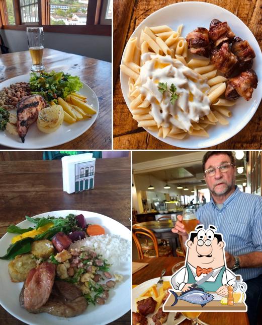 Salmão grelhado em Café & Cia