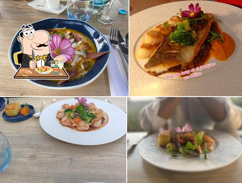 Nourriture à Bistrot le Toit Bleu - Restaurant Toit Terrasse Canet en Roussillon