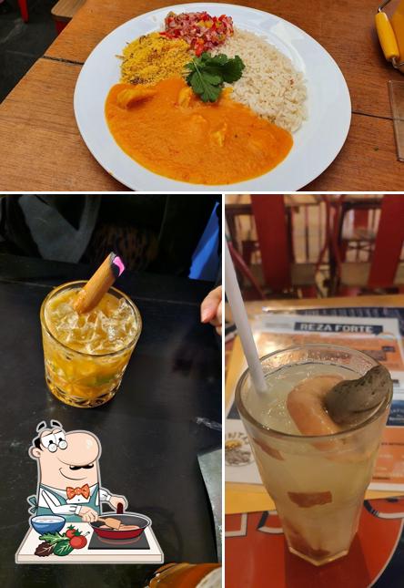 Curry de frango em Reza Forte