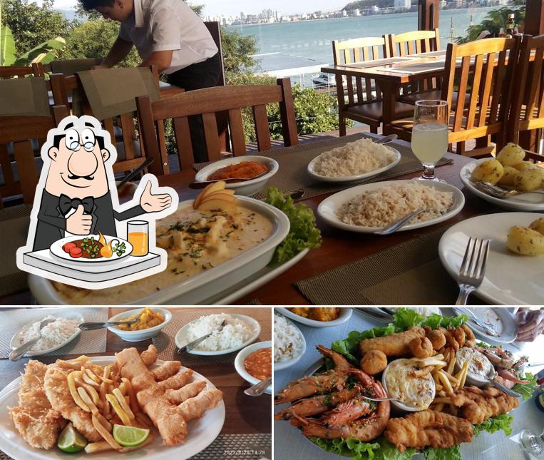 Comida em Restaurante Tartarugas Rafael