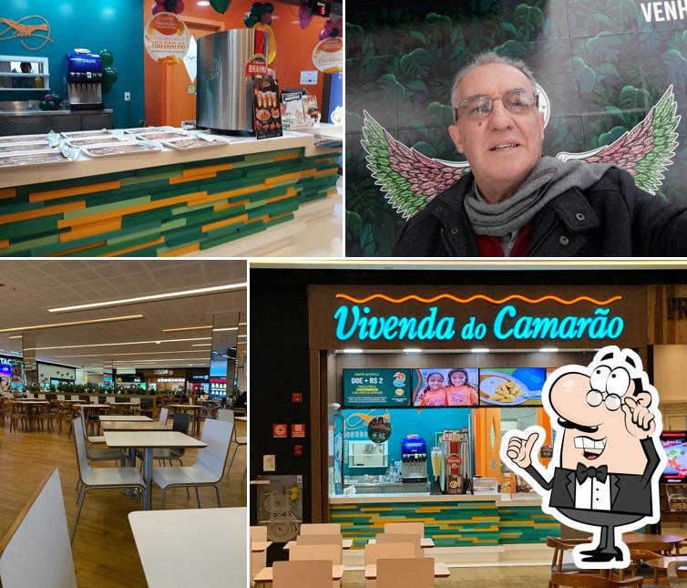 O interior do Vivenda do Camarão