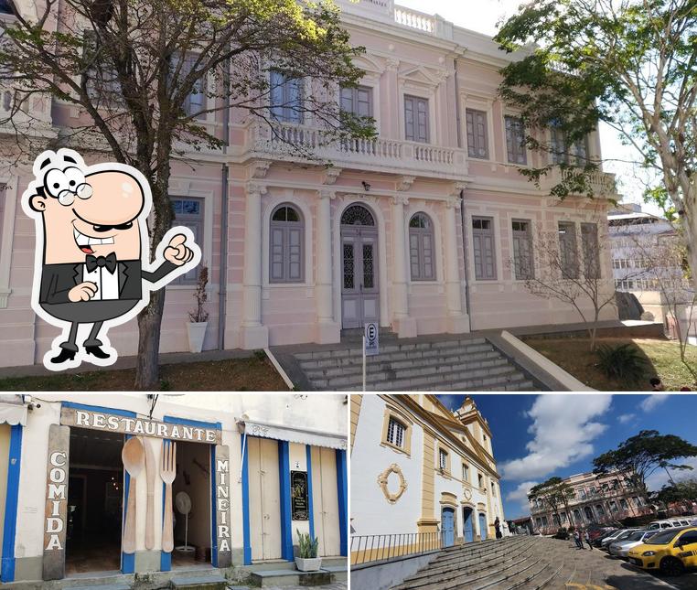 Desfrute da vista do exterior Restaurante Comida Mineira