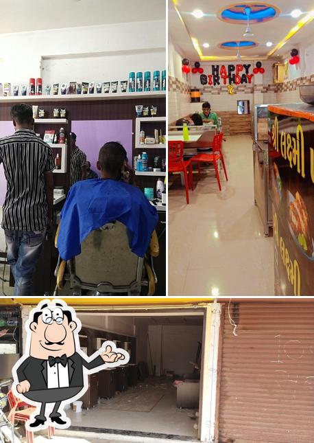 Take a seat at one of the tables at Sri Lakshmi Pav Bhaji Pulao Centre