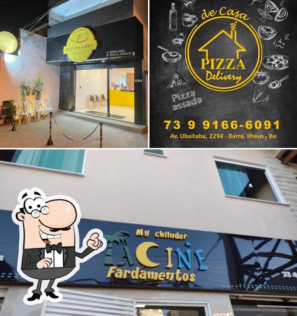 O interior do Pizza da Barra