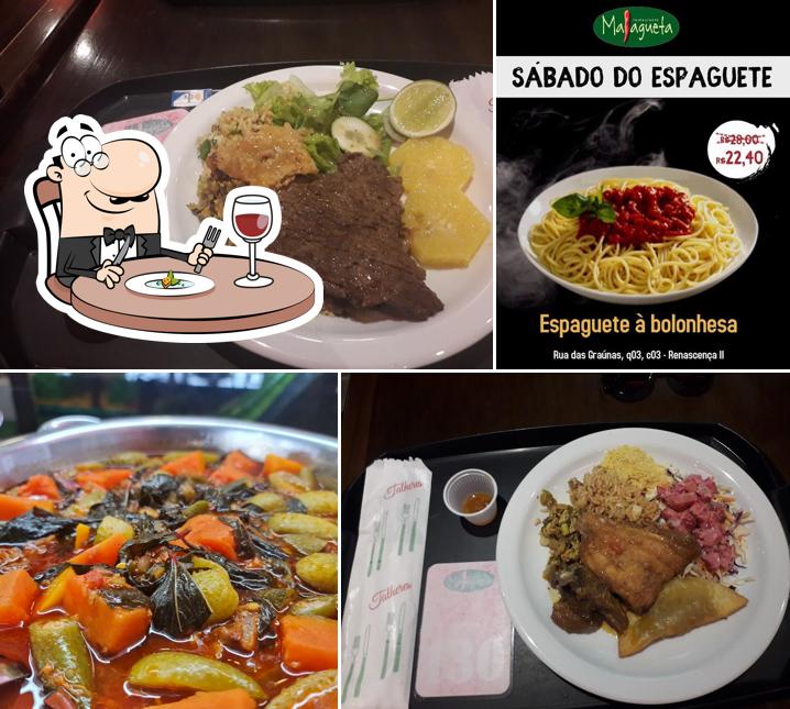 Comida em Restaurante Malagueta