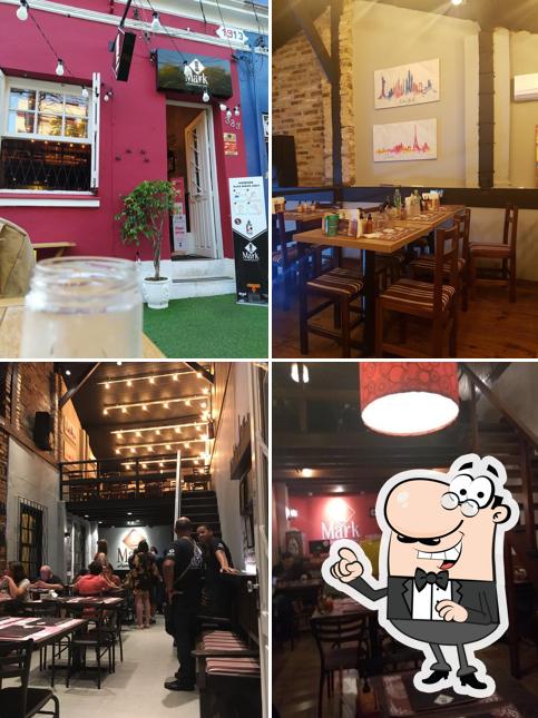 O interior do Mark Hamburgueria Cidade Baixa