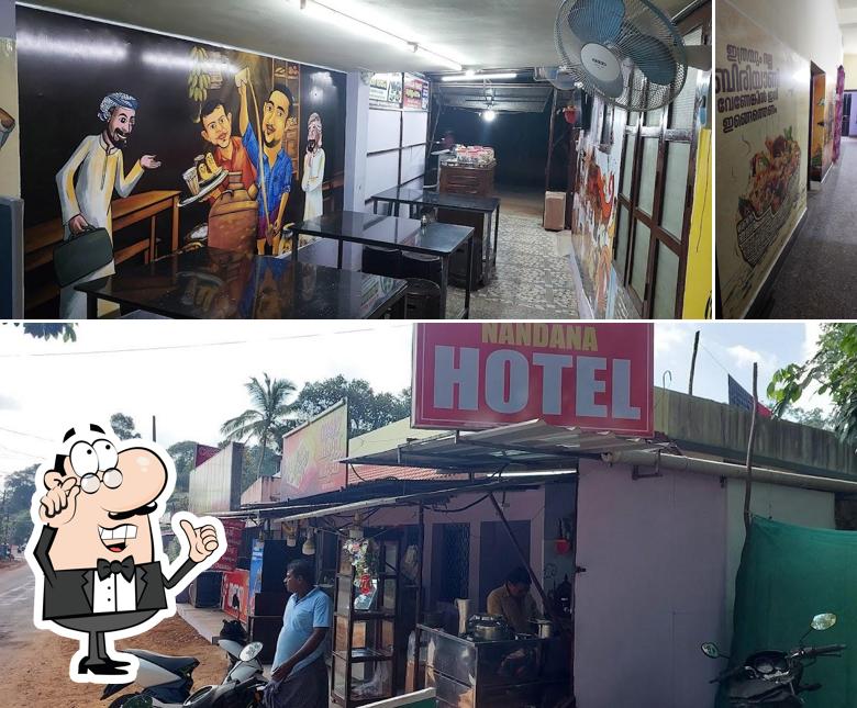 The interior of Nandana Family Restaurant