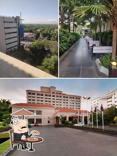 The exterior of The Pavilion