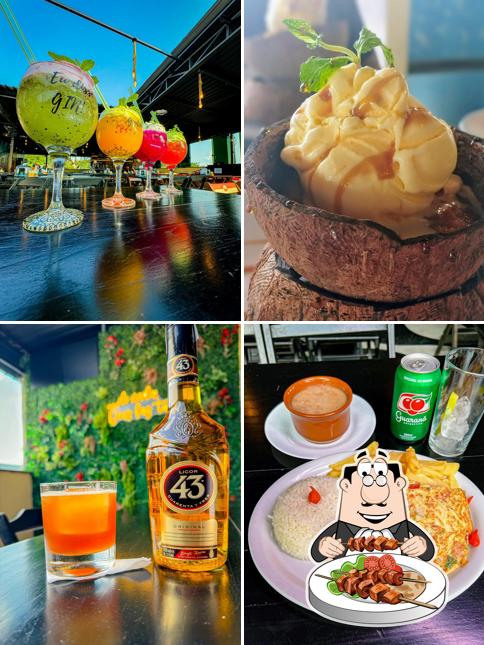 Platos en JJ bar embu