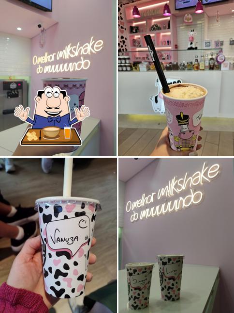Confira a foto ilustrando comida e bebida no Milky Moo