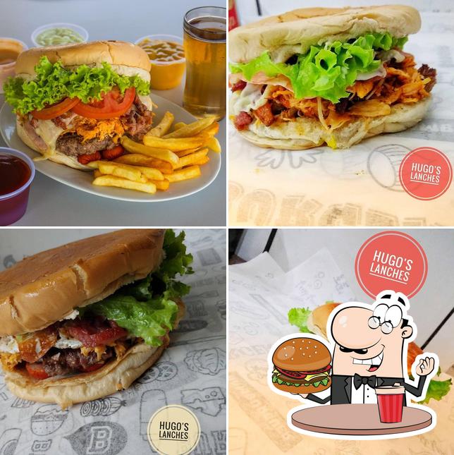 Os hambúrgueres do Hugo's Lanches irão saciar diferentes gostos