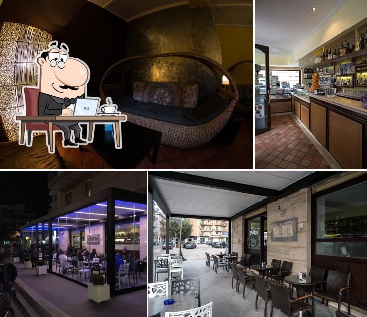 Gli interni di Caffè Manhattan, Ostuni