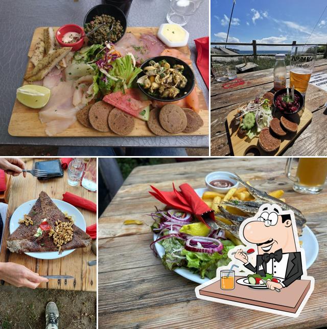 Plats à La Cabane des Poissons Rouges