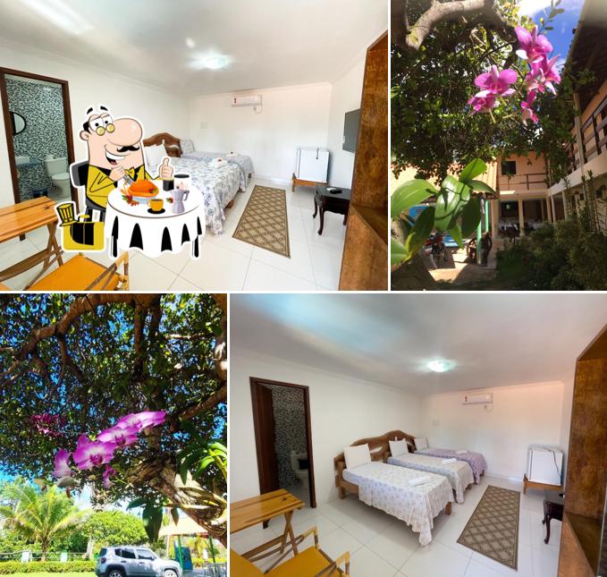 Platos en Pousada Lua Cheia