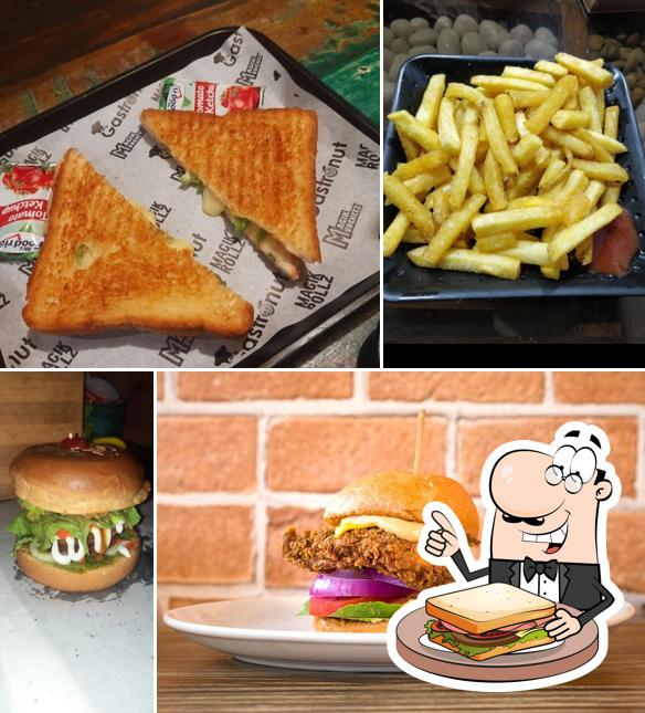 Grilled cheese sandwich at Born to Taste