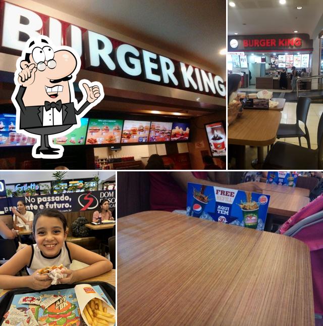 Veja imagens do interior do Burger King