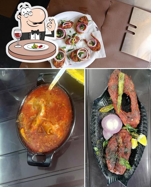 Food at Nellore Peddareddy Chepala Pulusu