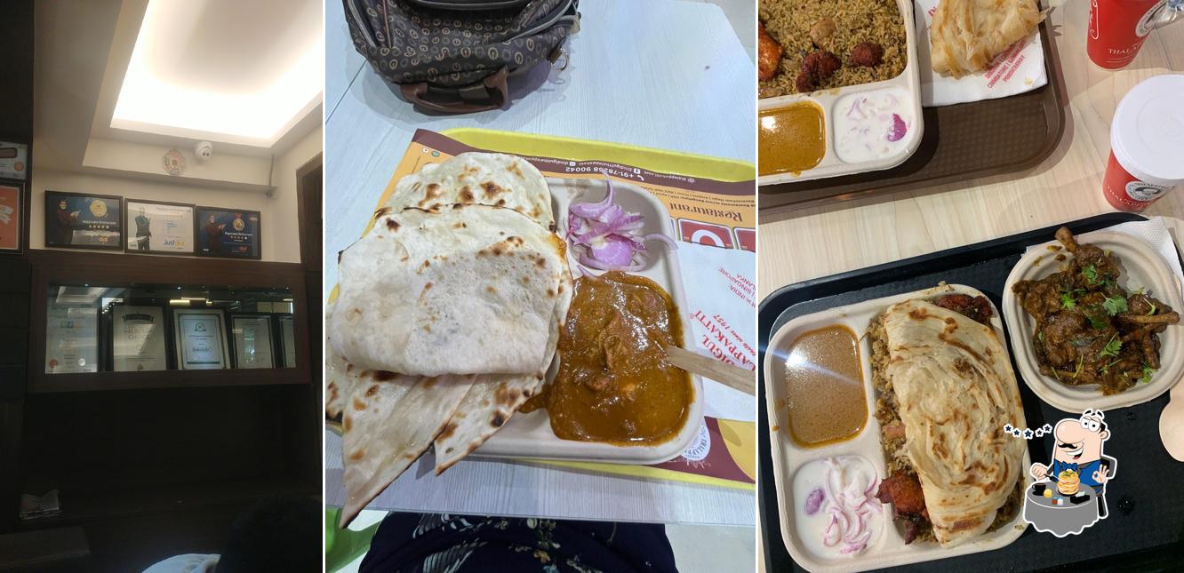 Food at Dindigul Thalappakatti Restaurant