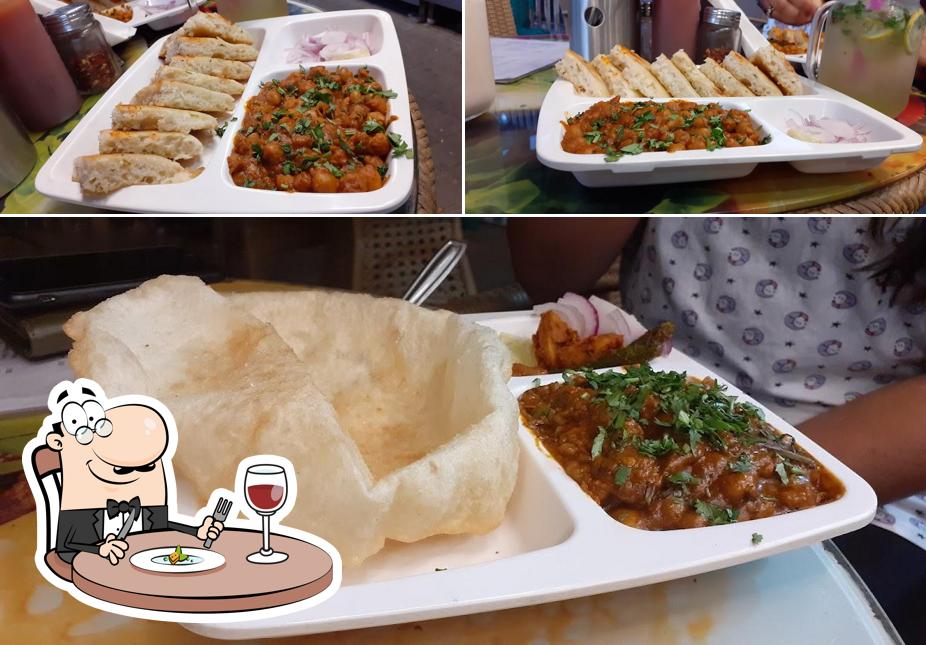 Chana masala at Cake Story & Bubble Bar