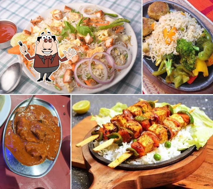 Food at Live Barbecue