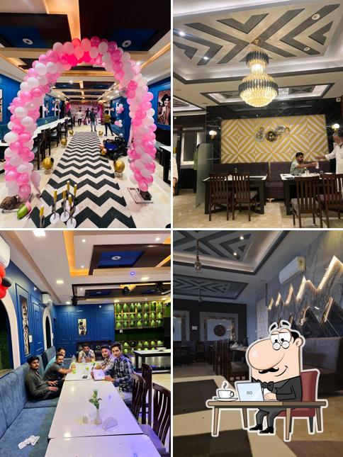 The interior of MASALA CHOWK VEG FAMILY RESTAURANT NH 52 BUNDI