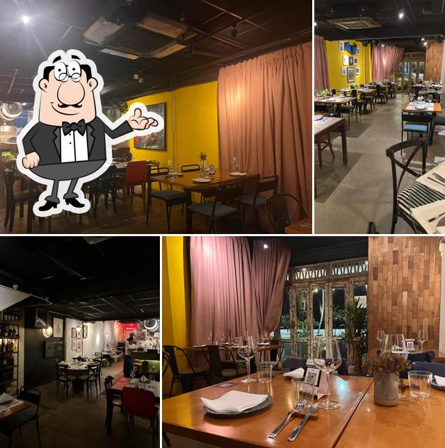 O interior do Silva Cozinha