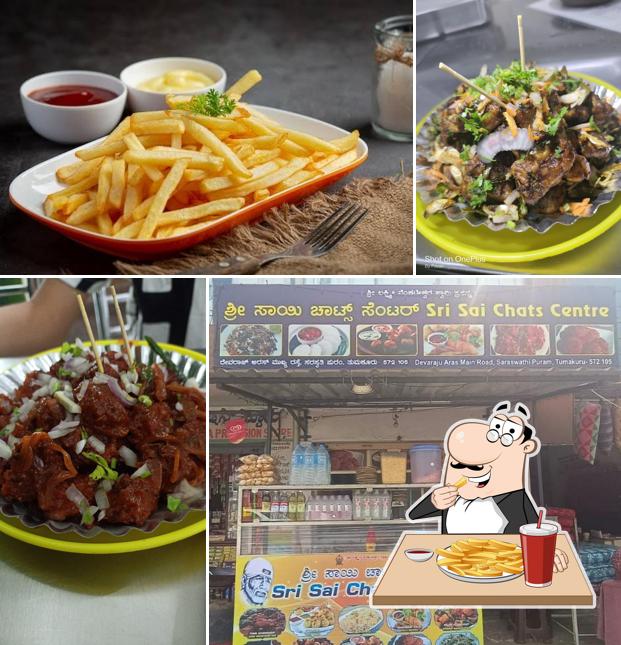 French fries at Sri Sai Chats & Chinese Hotel