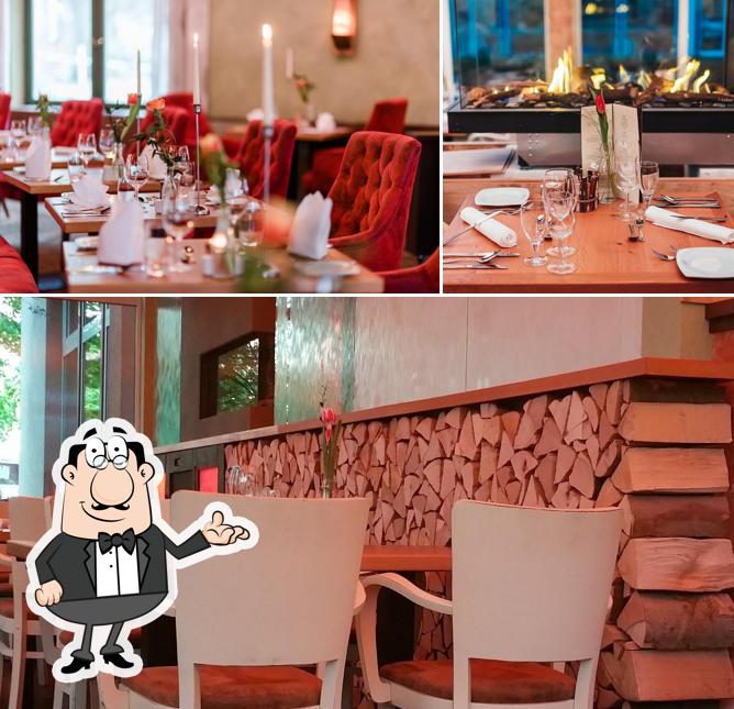 Installez-vous à l'une des tables de Restaurant 5 Elemente