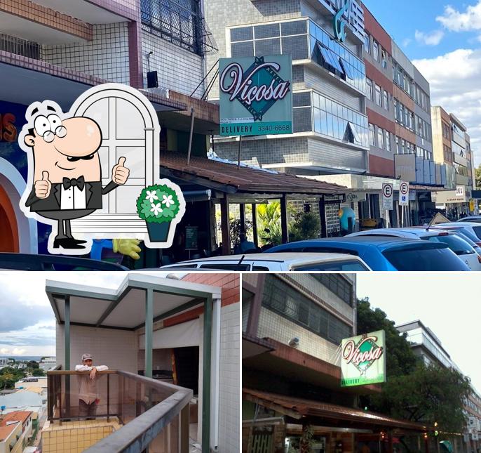 Veja imagens do exterior do Pastelaria Viçosa