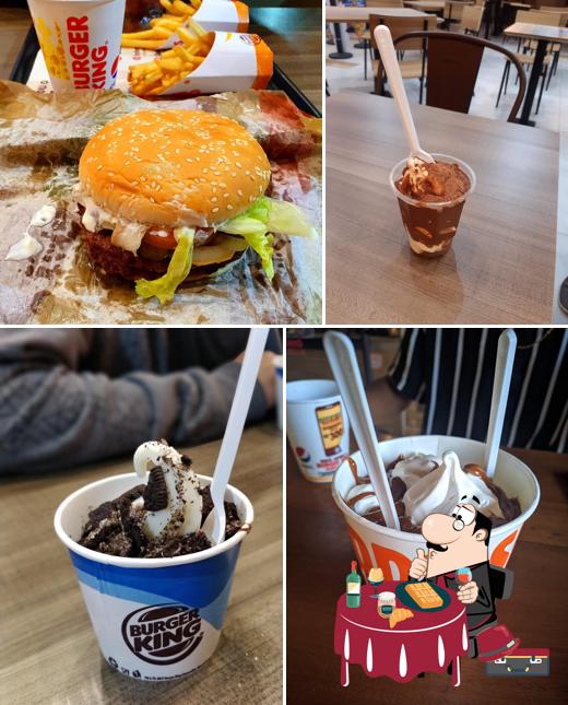 Burger King serve uma seleção de pratos doces