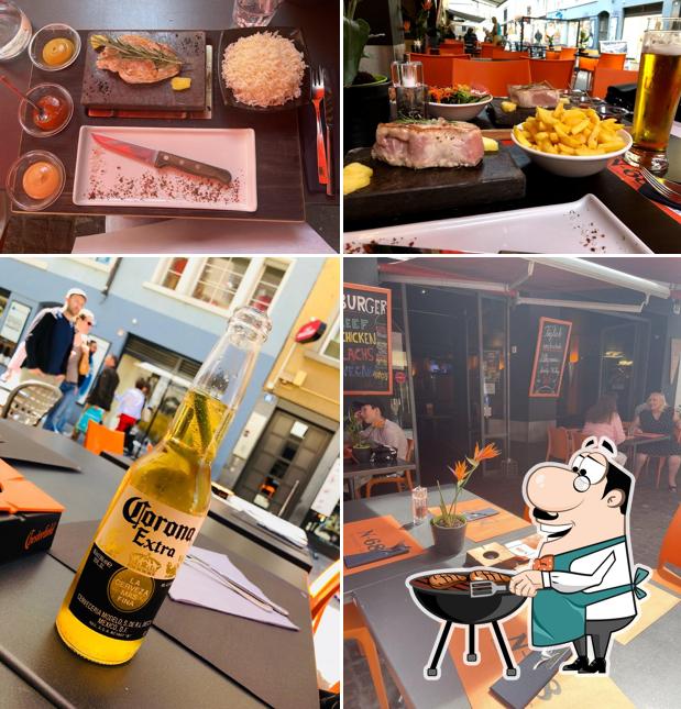 Prenditi i un pasto a base di carne a N-68