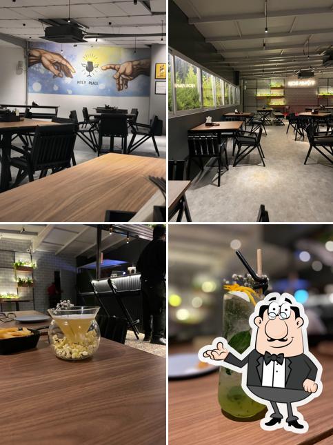 The interior of Hideawayy Bar & Kitchen