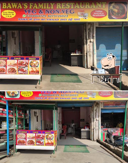 The interior of BAWA’S FAMILY RESTAURANT