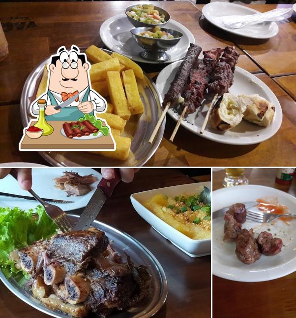 Há uma seleção de pratos para os amantes da carne