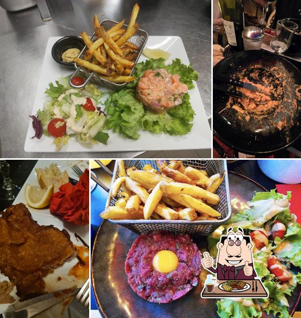 Tartare de bœuf à Pizzeria La Calèche