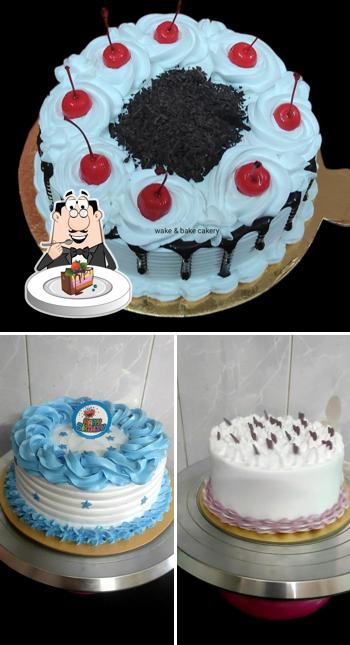 Chocolate cake at Wake&Bake Cakery