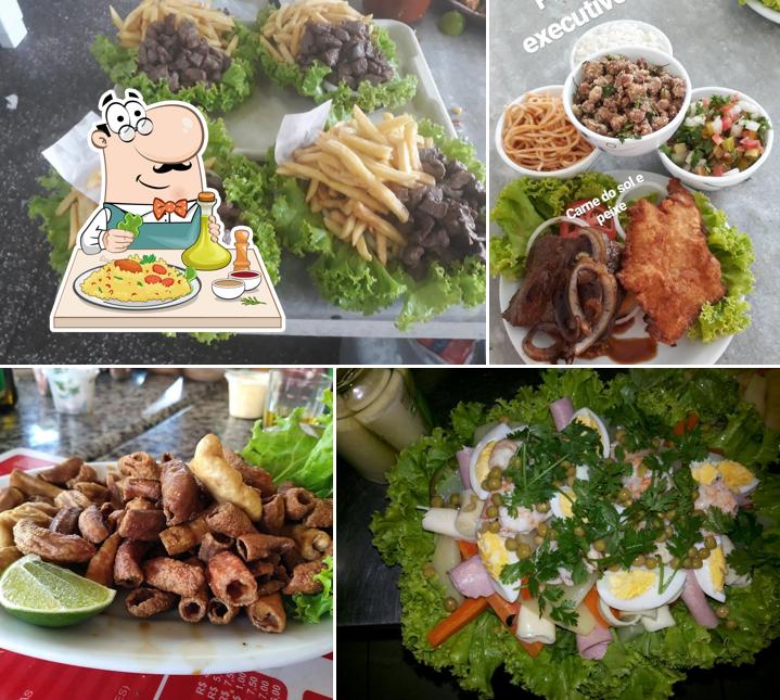 Platos en Bar restaurante e churrascaria arabatana do caranguejo