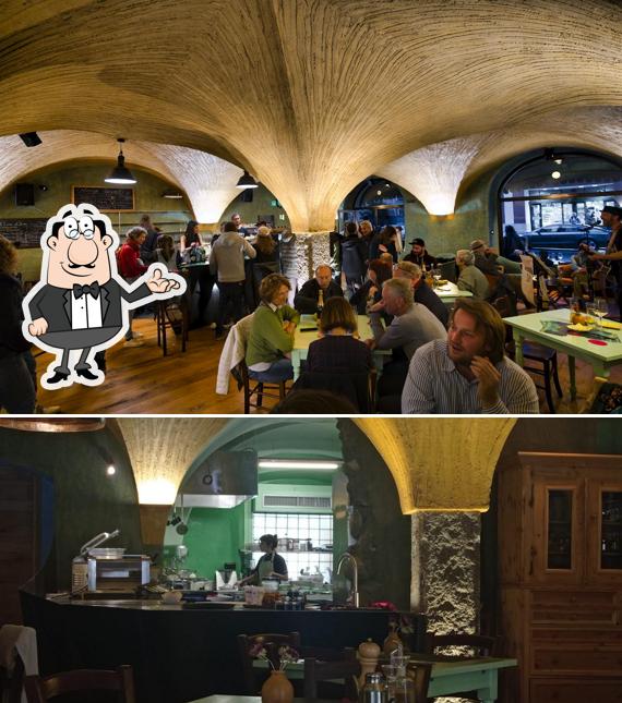 Gli interni di Genuin Ristro