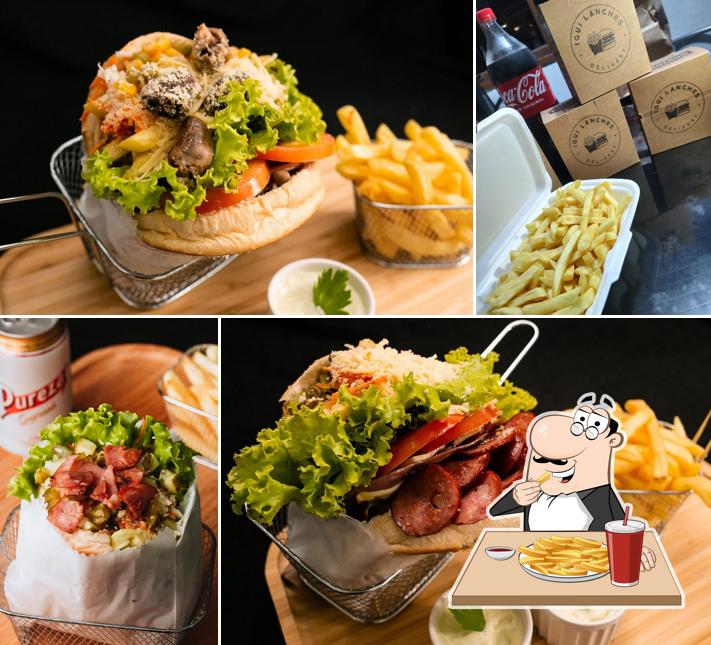 Batata frita em Igui Lanches