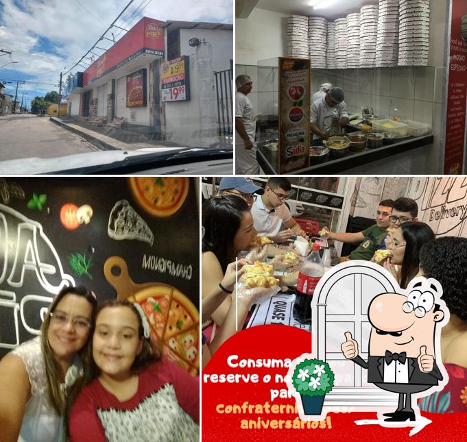Veja imagens do exterior do Alôw Pizza