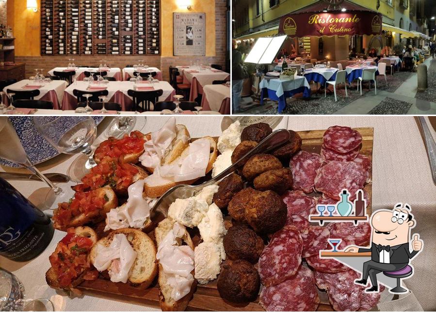 Tra le varie cose da Ristorante Il Cestino si possono trovare la interni e cibo